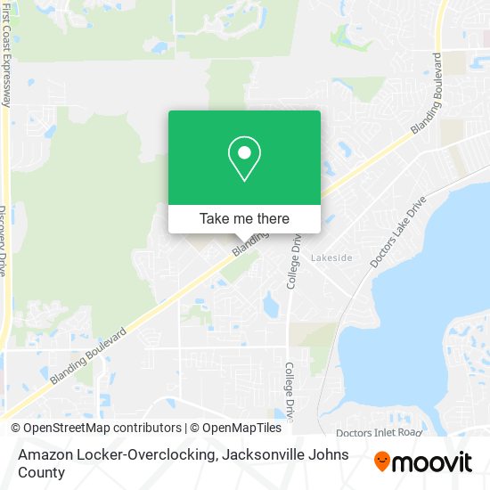 Mapa de Amazon Locker-Overclocking