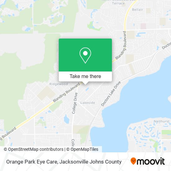 Mapa de Orange Park Eye Care