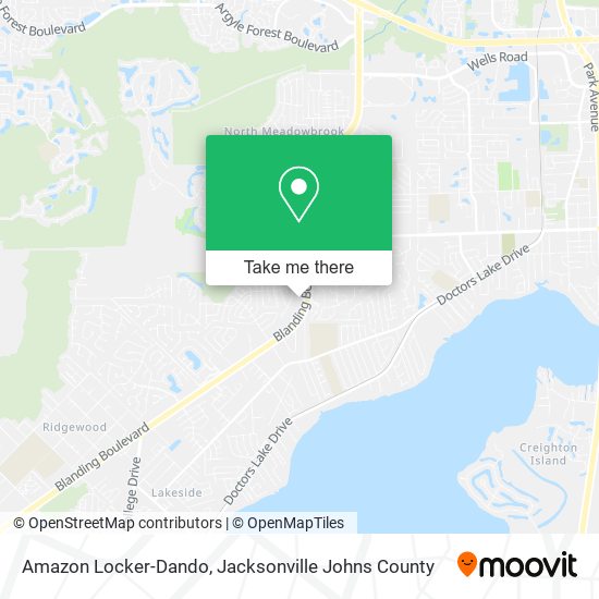 Amazon Locker-Dando map