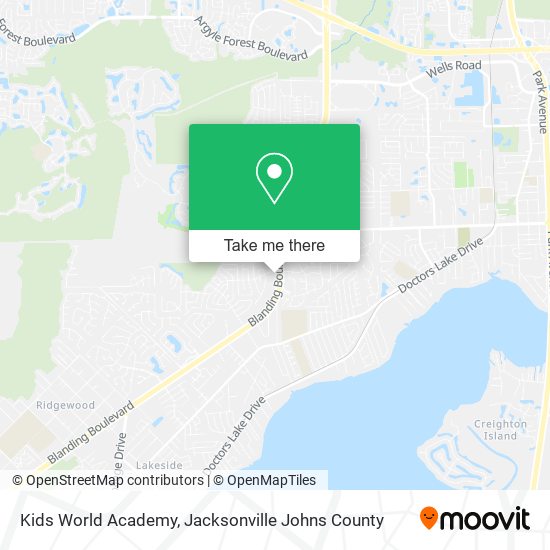 Mapa de Kids World Academy