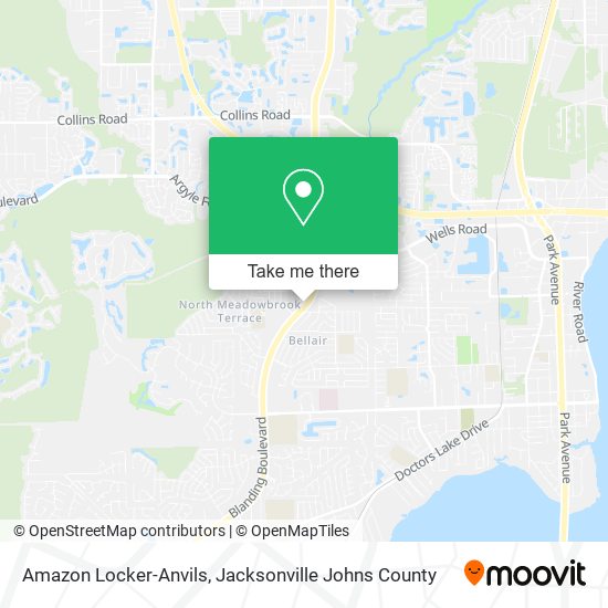 Mapa de Amazon Locker-Anvils