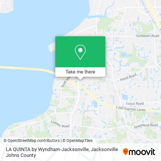 LA QUINTA by Wyndham-Jacksonville map