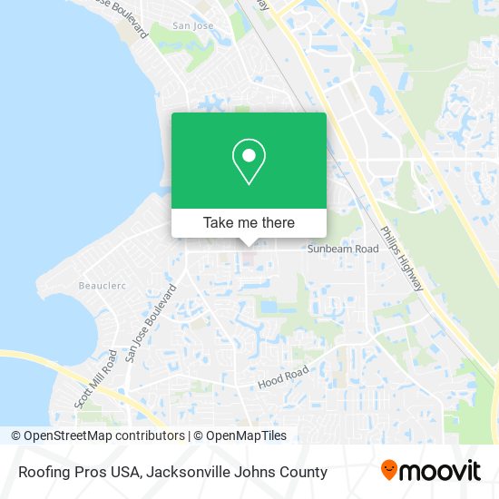 Roofing Pros USA map