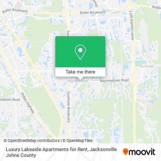 Luxury Lakeside Apartments for Rent map