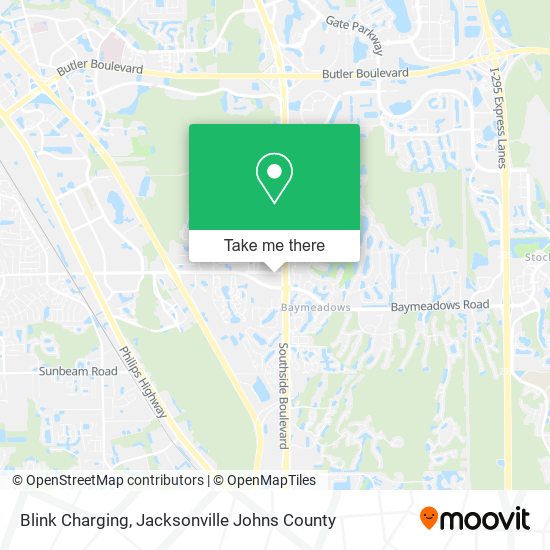 Blink Charging map
