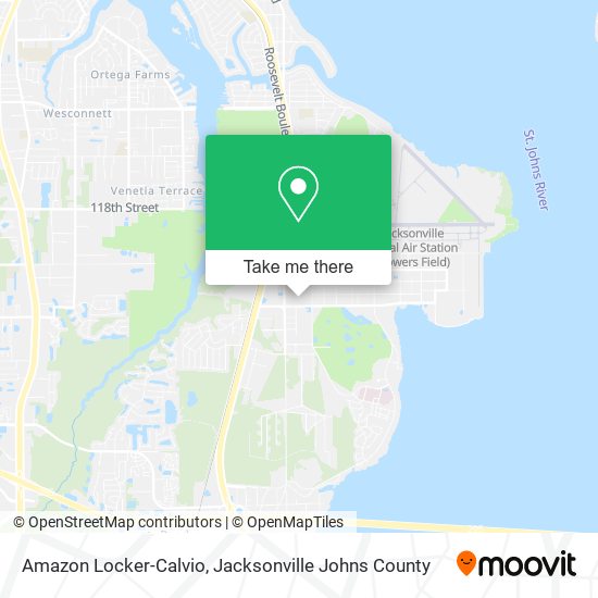 Mapa de Amazon Locker-Calvio