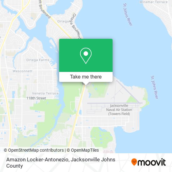 Mapa de Amazon Locker-Antonezio