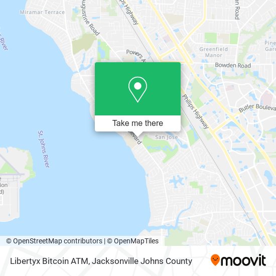 Libertyx Bitcoin ATM map