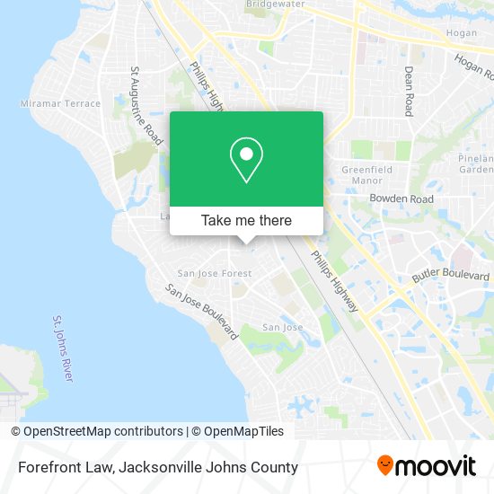 Forefront Law map