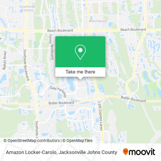 Amazon Locker-Carolo map