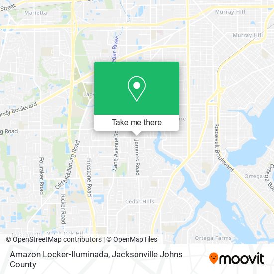 Mapa de Amazon Locker-Iluminada