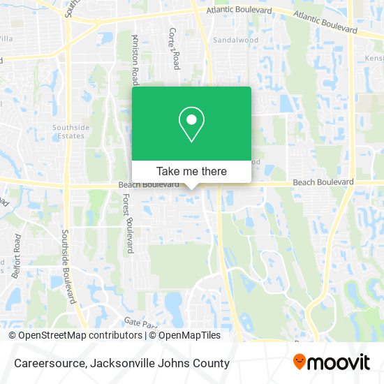 Mapa de Careersource