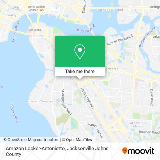 Amazon Locker-Antonietto map