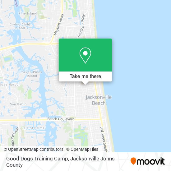 Good Dogs Training Camp map