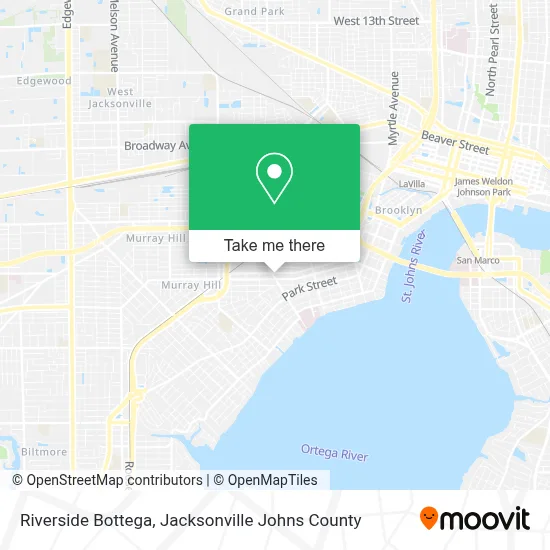 Riverside Bottega map