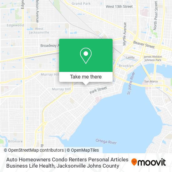 Mapa de Auto Homeowners Condo Renters Personal Articles Business Life Health