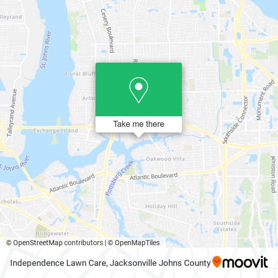 Independence Lawn Care map