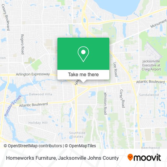 Homeworks Furniture map