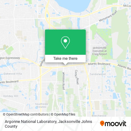 Argonne National Laboratory map