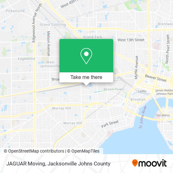 JAGUAR Moving map