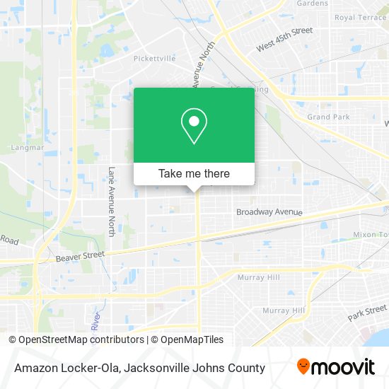 Mapa de Amazon Locker-Ola