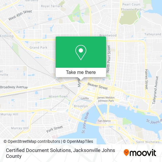 Certified Document Solutions map