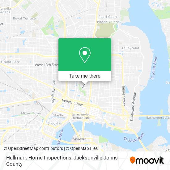 Hallmark Home Inspections map