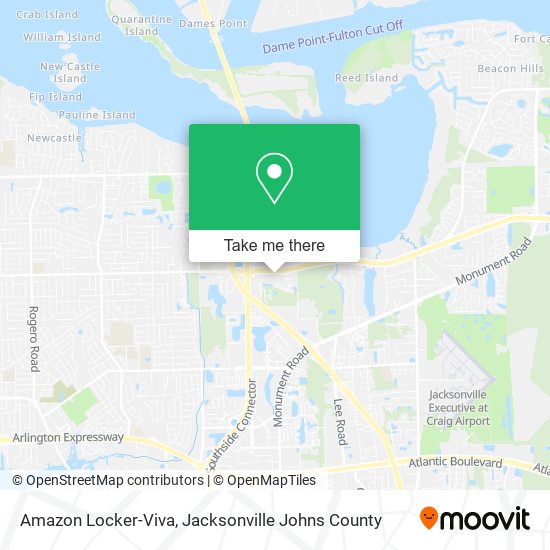 Mapa de Amazon Locker-Viva