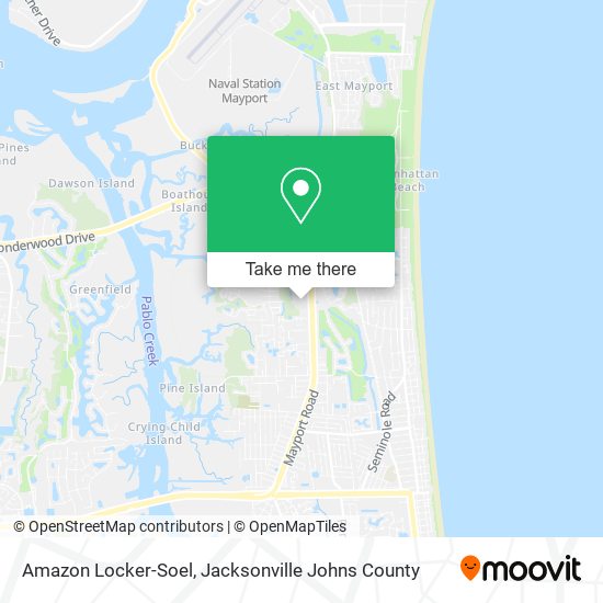 Mapa de Amazon Locker-Soel