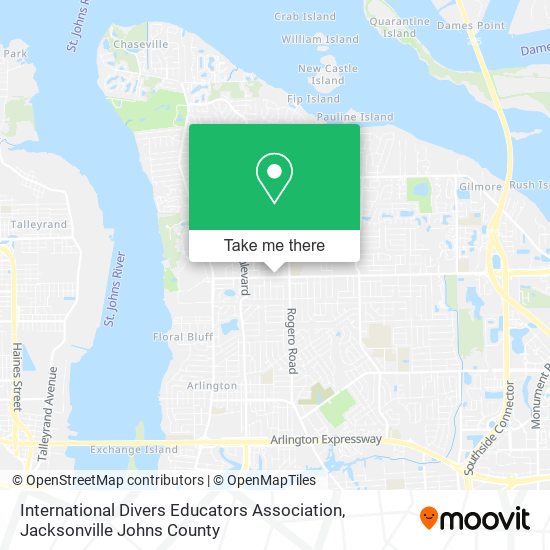 International Divers Educators Association map