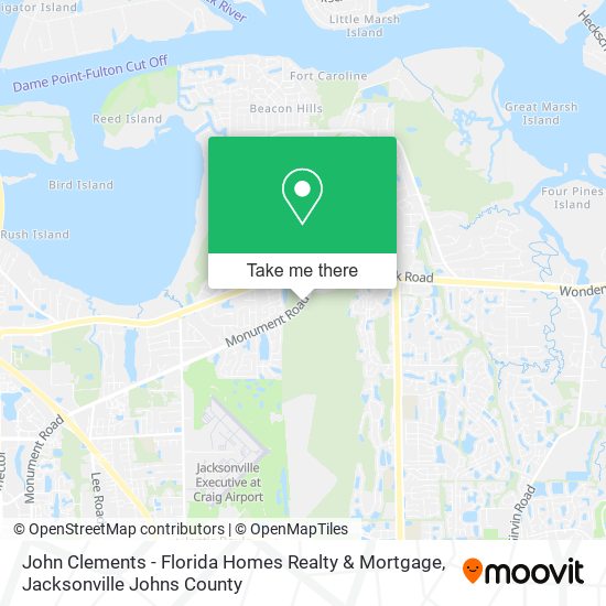 John Clements - Florida Homes Realty & Mortgage map