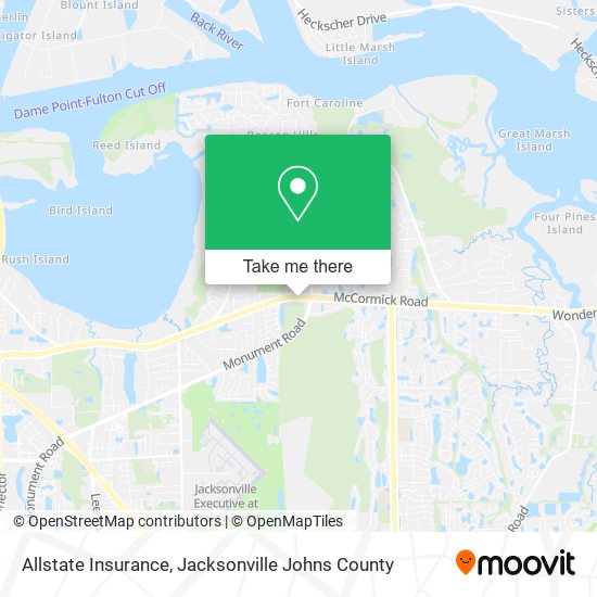 Allstate Insurance map