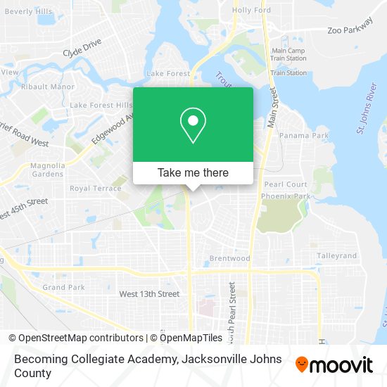 Mapa de Becoming Collegiate Academy