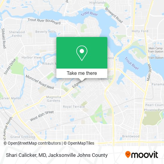 Mapa de Shari Calicker, MD