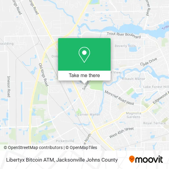 Libertyx Bitcoin ATM map