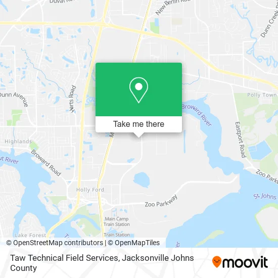 Taw Technical Field Services map