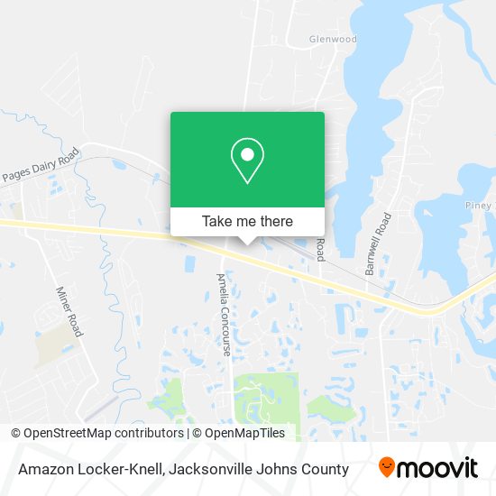 Mapa de Amazon Locker-Knell