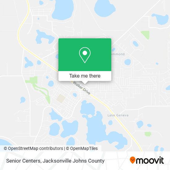 Mapa de Senior Centers