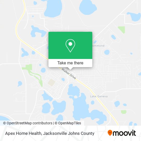 Mapa de Apex Home Health
