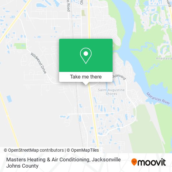 Masters Heating & Air Conditioning map