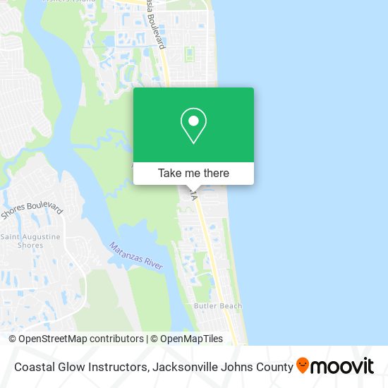 Coastal Glow Instructors map