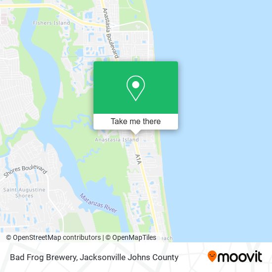 Bad Frog Brewery map