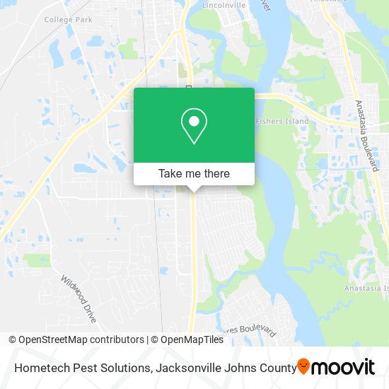 Hometech Pest Solutions map