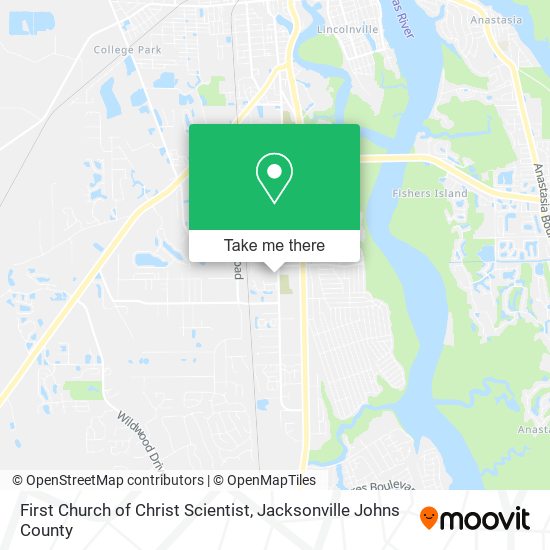 First Church of Christ Scientist map