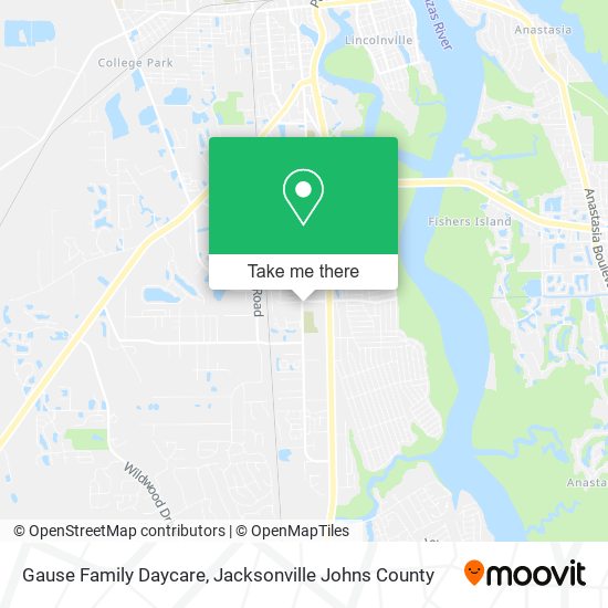 Mapa de Gause Family Daycare