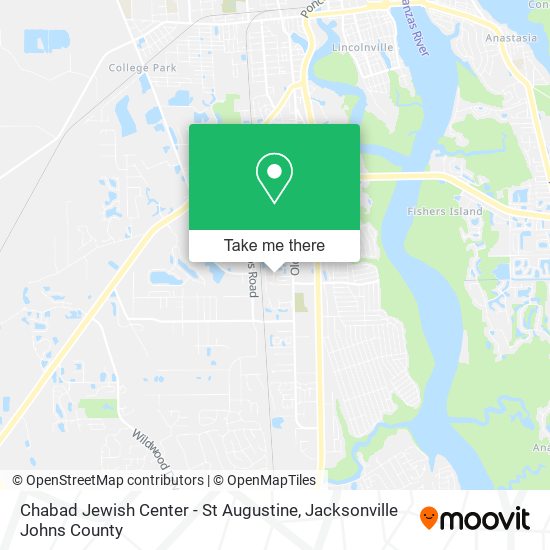 Mapa de Chabad Jewish Center - St Augustine
