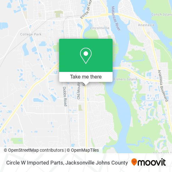 Circle W Imported Parts map