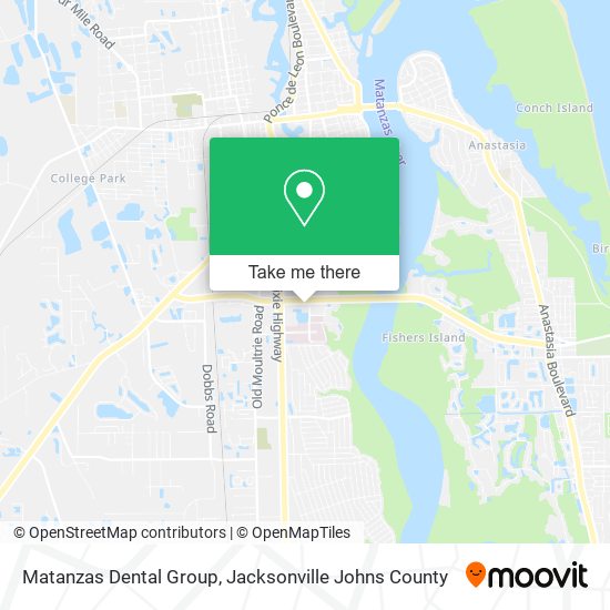 Mapa de Matanzas Dental Group