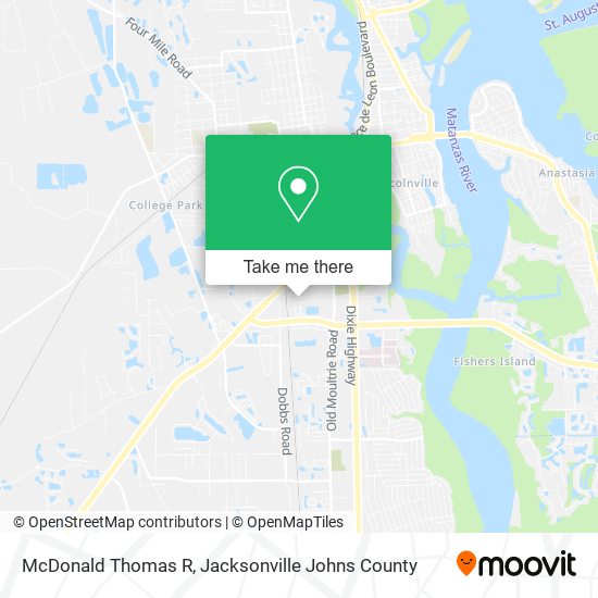 McDonald Thomas R map