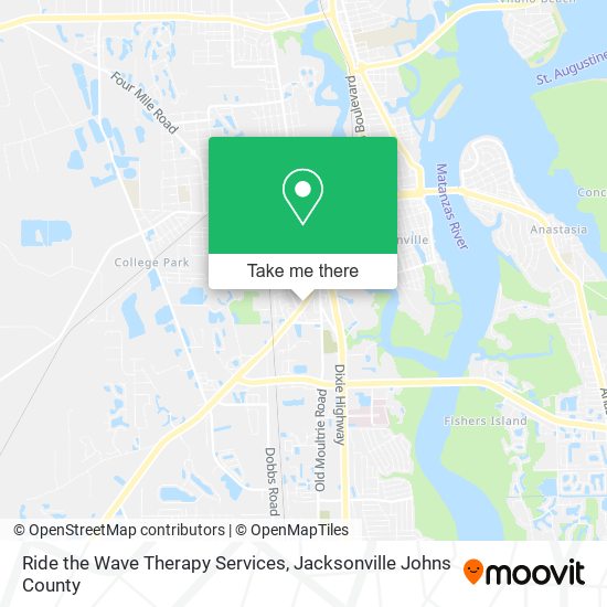 Ride the Wave Therapy Services map